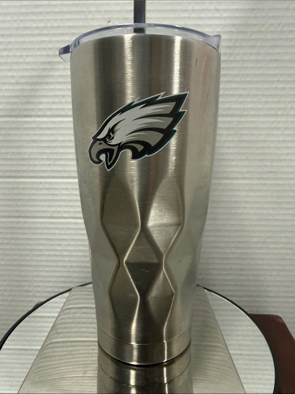 EAGLES 32 OZ. STAINLESS STEEL TUMBLER - SILVER